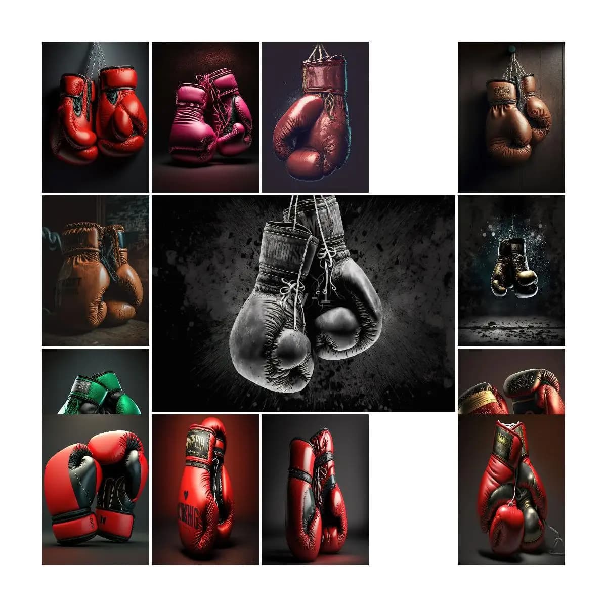 Poster Inspirational Sports Decor Print Collection Passion Wall Art for Gym Home Decor