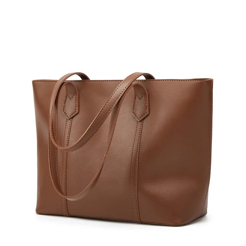 Simple and Elegant Classic Style Large-Capacity Single-Shoulder Tote Bag for Women, Suitable for Carrying a Laptop and for Commuting to Work