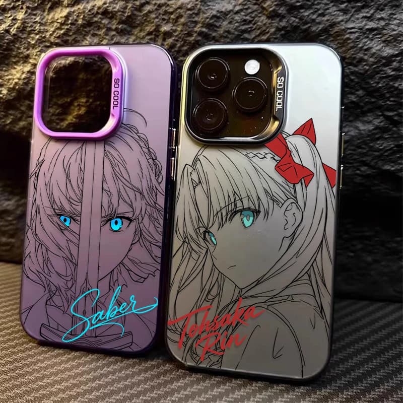 Anime Fate Rin Saber NUOVA Cassa Del Telefono per Xiaomi Redmi Nota 14 14S 13 12 11 Pro Plus 4G 5G 12S 11S 10S 10 9 9S 12C 13C 14C A3 A4