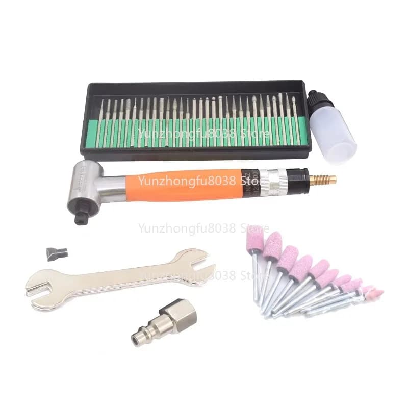 90 Degree 3mm Angle Air Micro Die Grinder Pencil Set Pneumatic Micro Grinder
