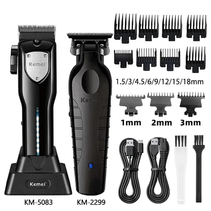 Kemei Men's Hair Clipper Km-5083 Km-2299 Km-1102 Men's Electric Hair Trimmer Machine Professional Hair Cutting Machine Clipper