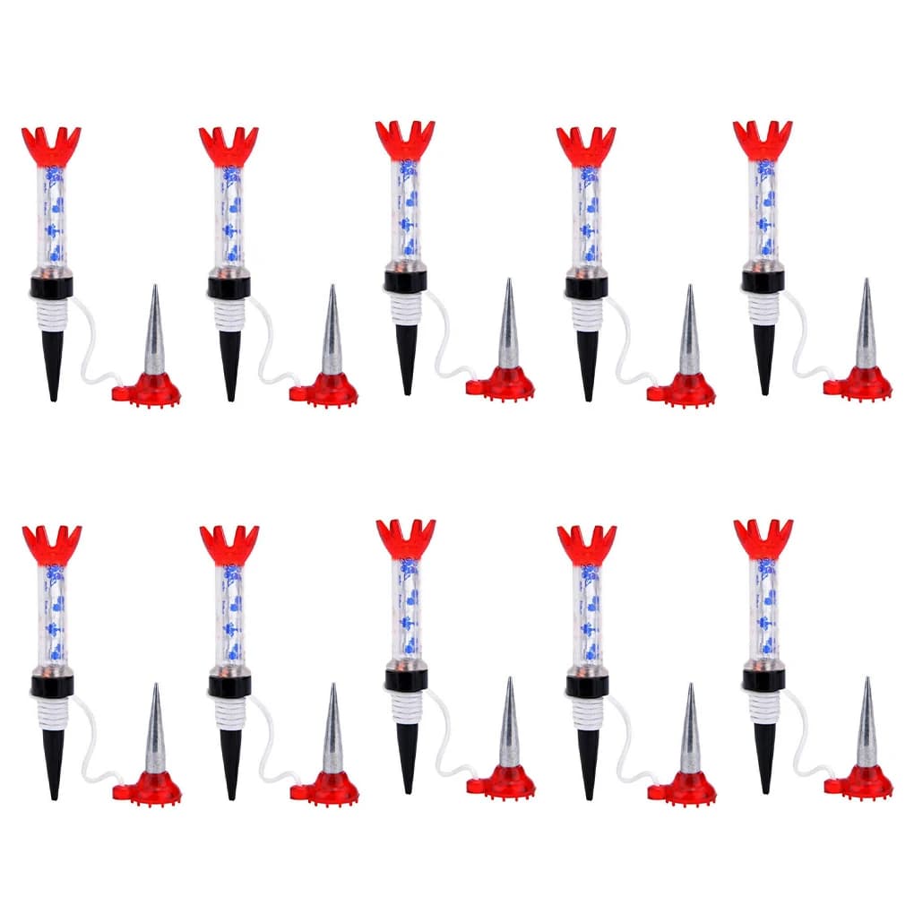 Pack of 10 Golf Ball Step Down Tees Multi-colors Balls Holder Part Training Reusable Composite Practice Outdoor