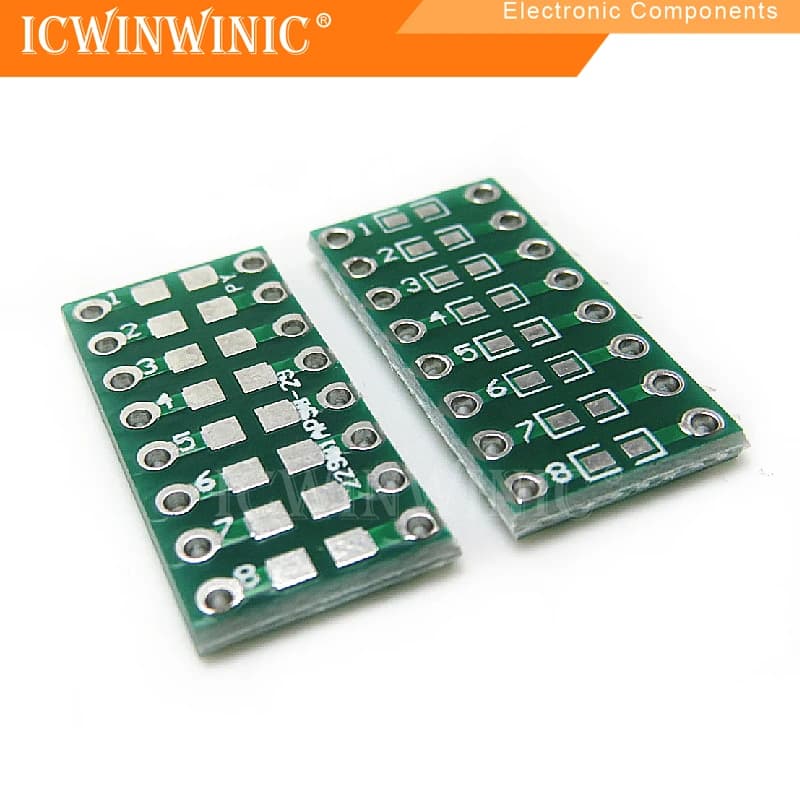 10 pezzi SMD a spina diritta 0805 0603 0402 SMT a DIP resistenza condensatore LED SMT scheda adattatore