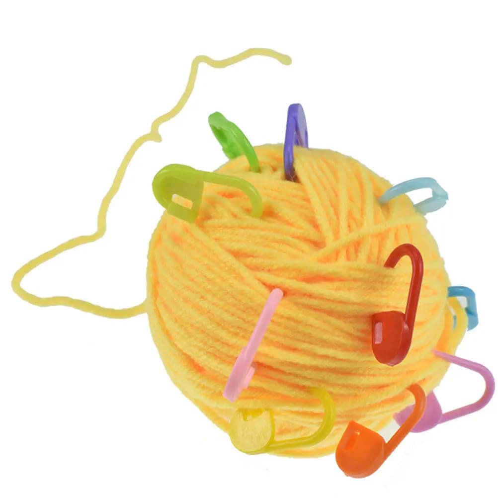 1000 Pezzi Clip per Ferri da Maglia, Marcatori Bloccabili Multifunzione, in Plastica Resistente all'Usura, Accessori per Uncinetto, Comodi per il Lavoro a Maglia