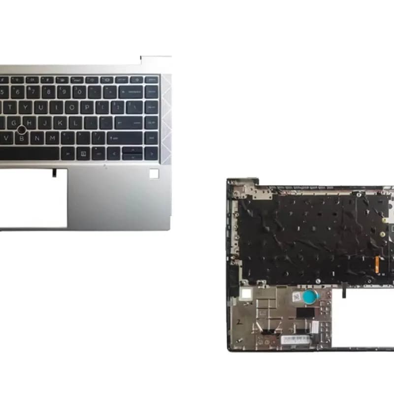 Nuova tastiera retroilluminata US Latin Spagnola per EliteBook 840 G8 G7 740 745 845 G7 G8, tastiera con poggiapolsi e cover superiore di ricambio per laptop