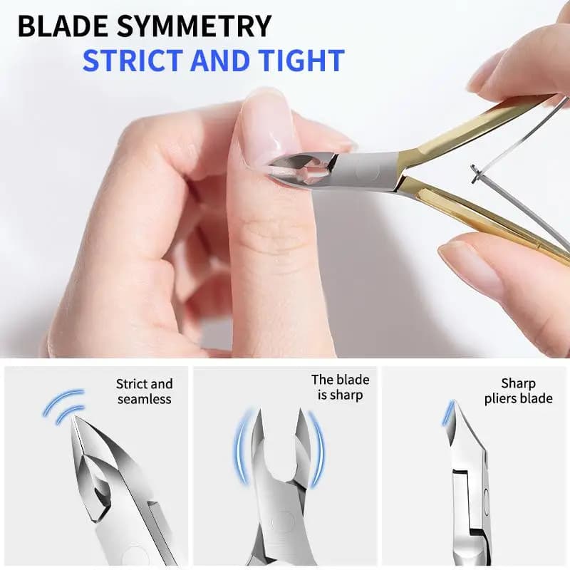 1 Pcs Cuticle Nippers Nail Manicure Cuticle Scissors Clippers Trimmer Dead Skin Remover Pedicure Stainless Steel Cutters Tool