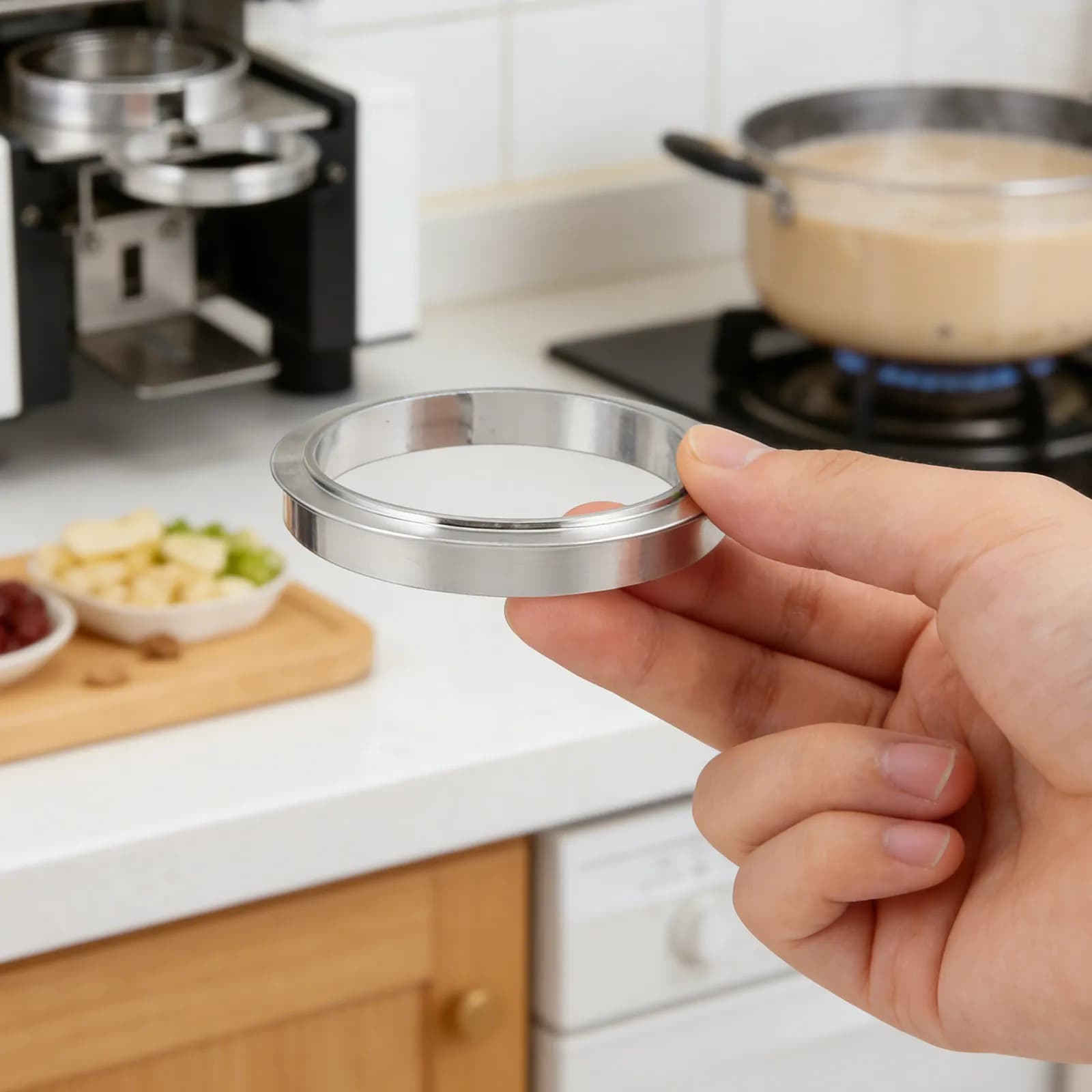 Manual Replacement Gasket for Sealing Aluminum Cups for Milk Tea, Suitable for Paper and Plastic Glasses, for Drink Stores and Kitchens