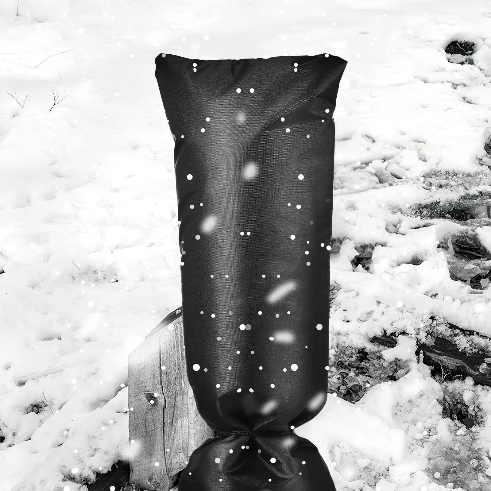2Pcs Outdoor Water Tap Covers Large Thickened Thermal Jackets Frost Protection Covers for Winter Winter Tap Covers,