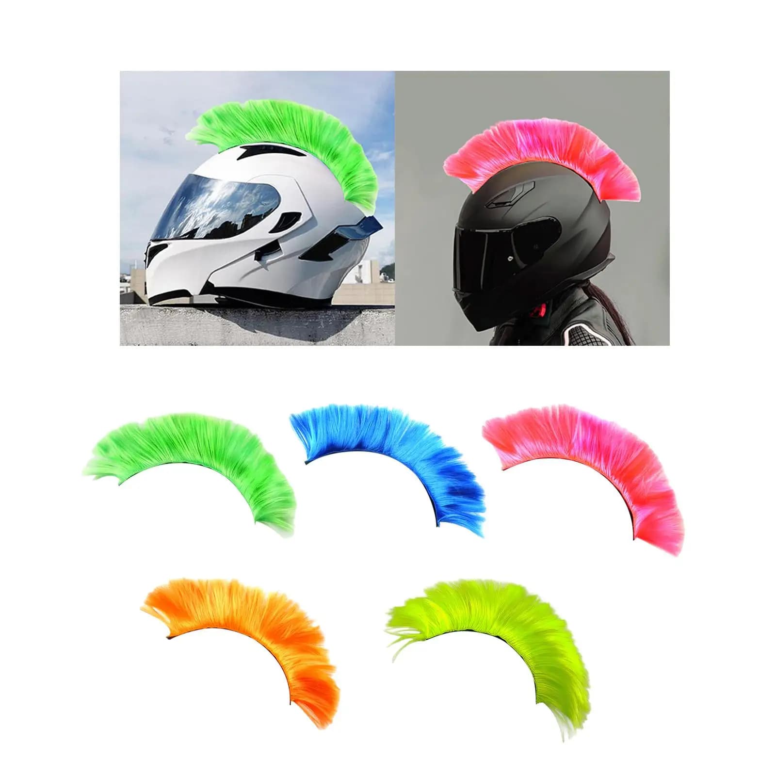 Parrucche per casco Estensioni per chignon Parrucchino per moto Parrucchino per sci in bici