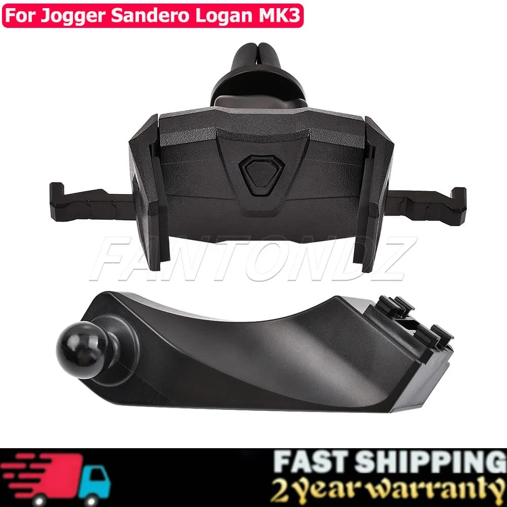 Supporto per telefono da cruscotto, supporto per cellulare, supporto per smartphone per Jogger Sandero Logan MK3, staffa per smartphone