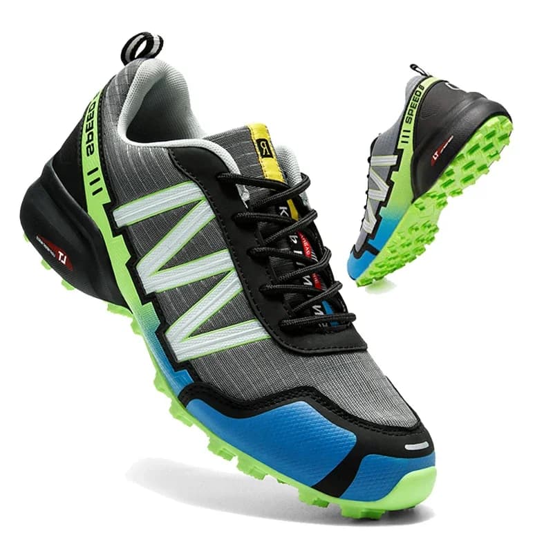 Scarpe da trekking da uomo Scarpe da ginnastica da esterno impermeabili da donna Scarpe da ginnastica da trekking da arrampicata con lacci Stivali tattici da caccia per passeggiate in montagna 47