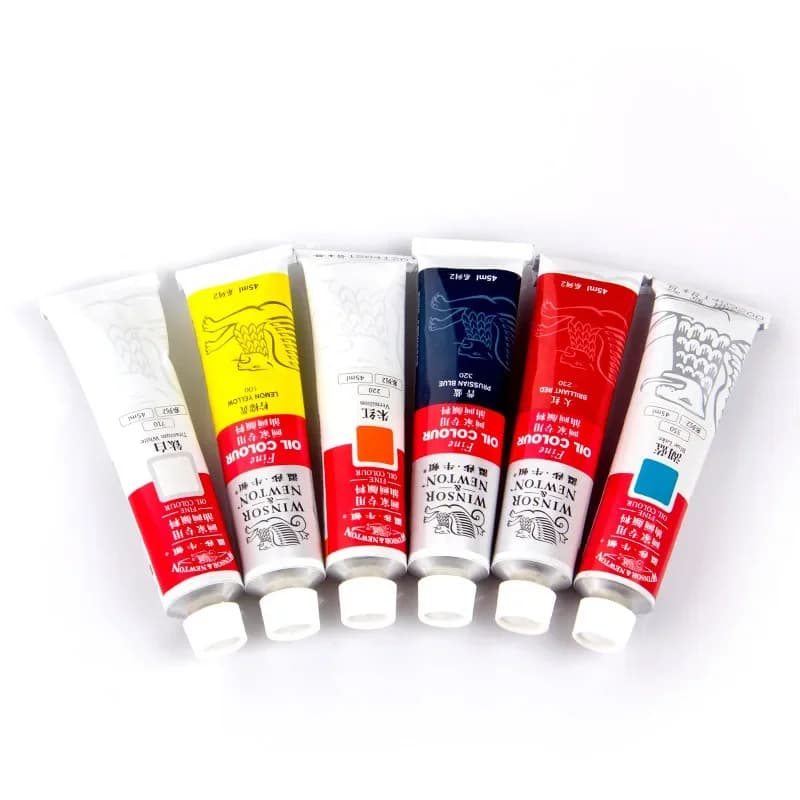 Winsor & Newton Pittura a olio Artista 45ml Tubo di pigmento per pittura acrilica professionale per principianti Disegno Tessuto Graffiti 53 colori
