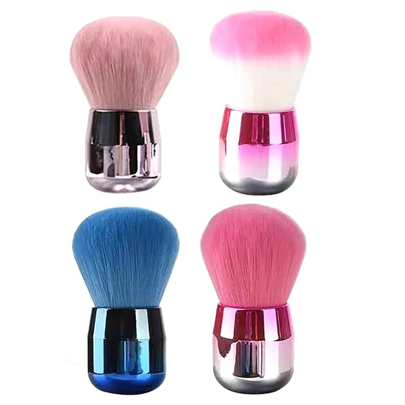 1/4PCS Professionisti Unghie Art Spazzola per funghi Rotonda Vernice Gel Polvere Pulizia Pennello per trucco Accessori per manicure Attrezzature Strumenti