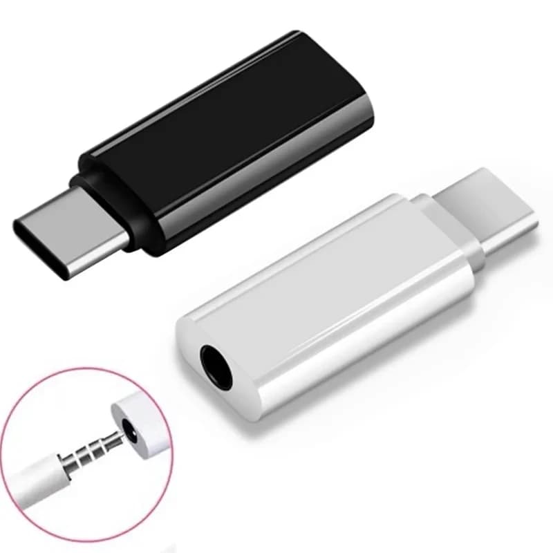 Cavo adattatore audio da Type-C a jack da 3,5 mm, convertitore per auricolari, da Type-C a 3,5 mm femmina, cavo Aux per cuffie, per Huawei Xiaomi (1/4 pezzi)