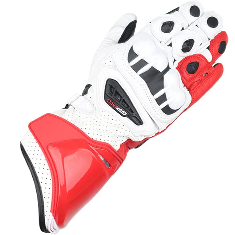 Guanti Lunghi da Moto Two-X M1 Racing in Pelle GP Pro per Enduro e Sport Motociclistici