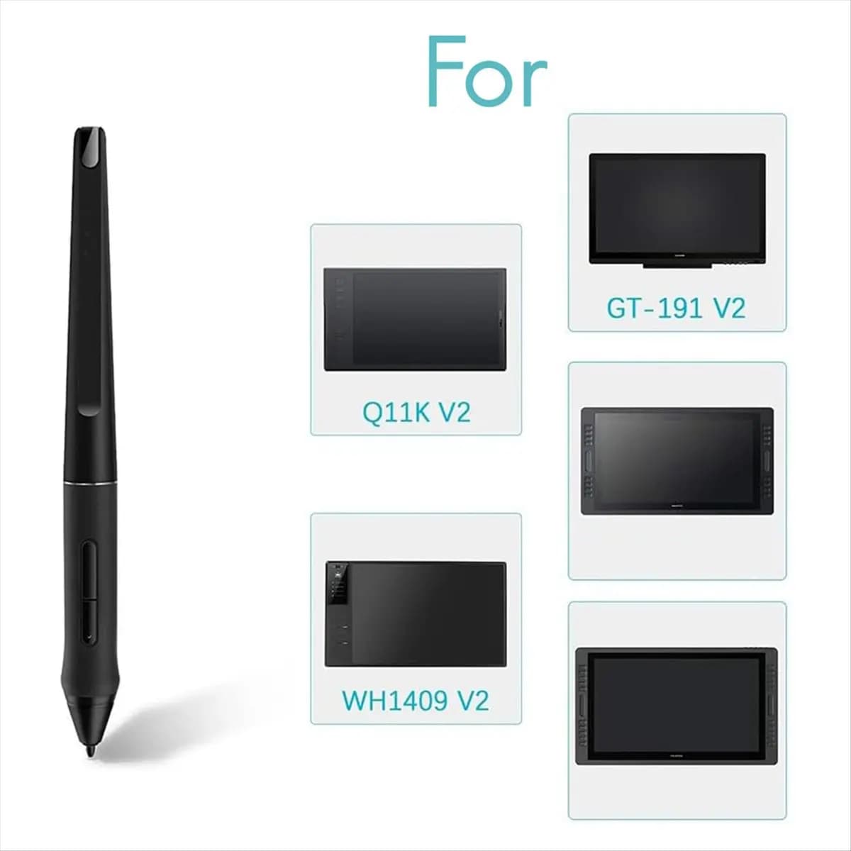 Penna stilo PW500 per KAMVAS Pro 22 per Inspiroy Q11K V2 Q620M GT-221 GT2201 Tavoletta grafica Disegno Penna digitale