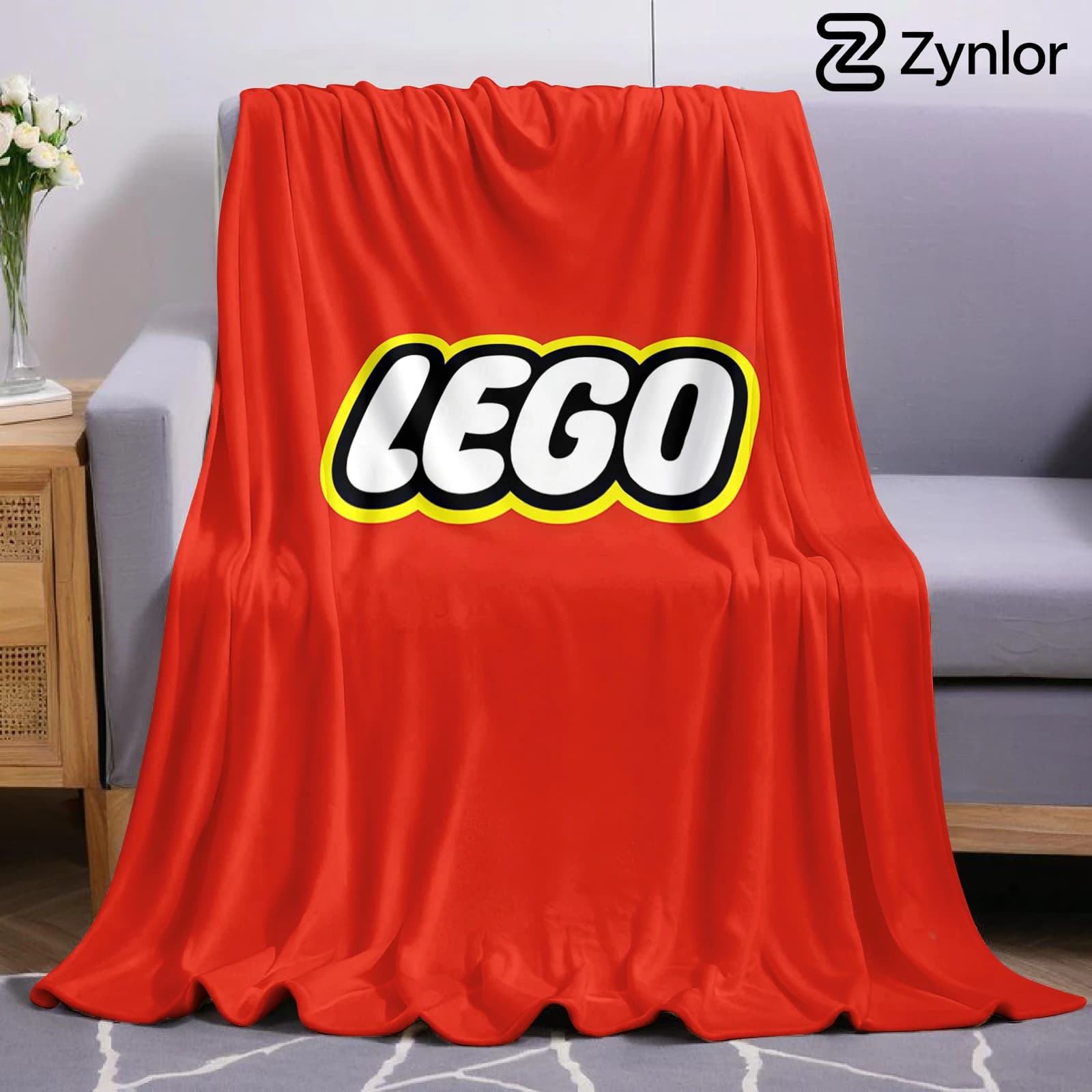 Fashion L-LEGOs Ultra Soft Sherpa Fleece Blanket Fluffy Warm Halloween Cozy Throw for Sofa Couch Bedroom Gift All season