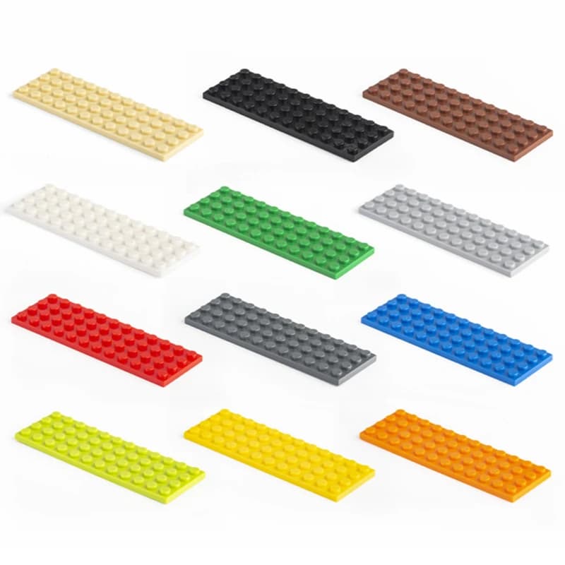 15pcs piccola particella 3029 MOC Building Block 4x12 piastra accessori per pannelli in mattoni Building Block Castle Toy