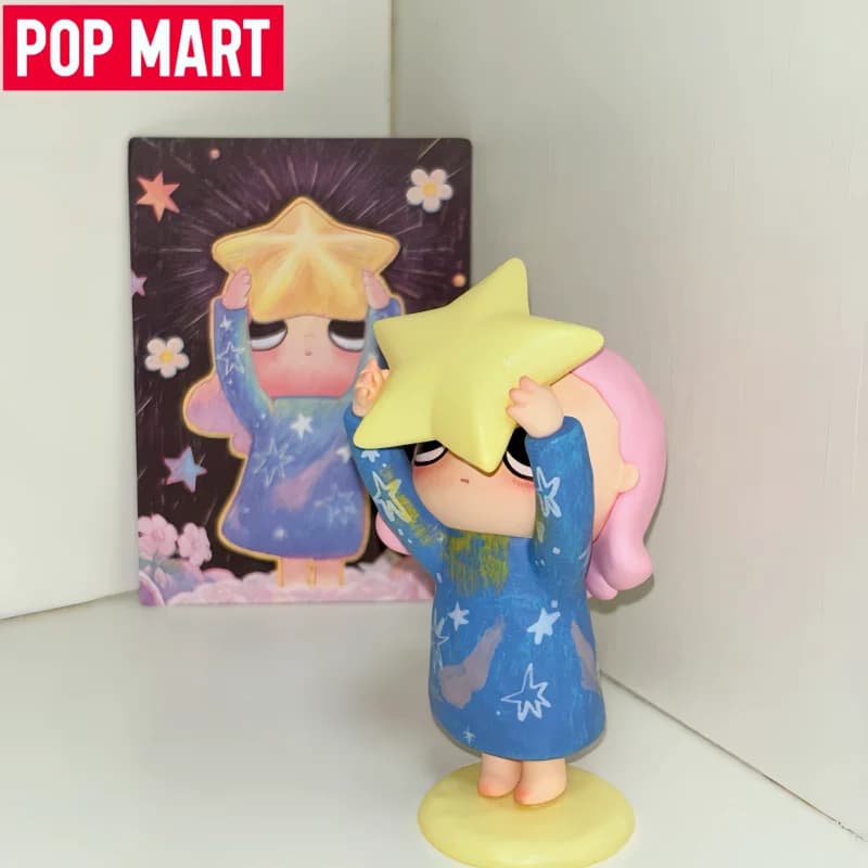 POP MART Serie Originale Nyota: Cresci con il tuo stile - Blind Box, Personaggi Anime Cartoon, Ornamento Kawaii, Giocattolo da Scrivania, Regalo di Compleanno