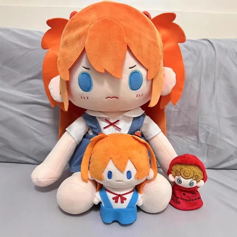 Peluche in cotone Neon Cute Genesis Classic Evangelion con gonna uniforme scolastica per travestimenti e accessori anime