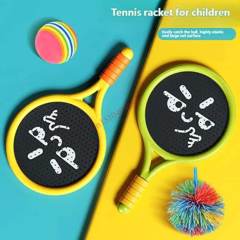 Racchetta da badminton leggera per bambini con impugnatura antiscivolo Racchette da badminton da tennis per giochi all'aperto e