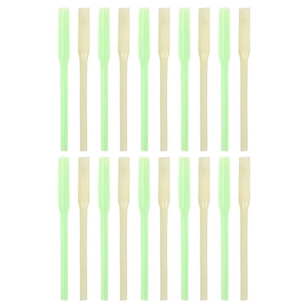 20 Pezzi Manicotti Luminosi per Pesca Notturna, Tubi in PVC Fluorescenti Anti-Morso, Protezioni per Lenza da Pesca, Accessori per Acqua Dolce e Salata