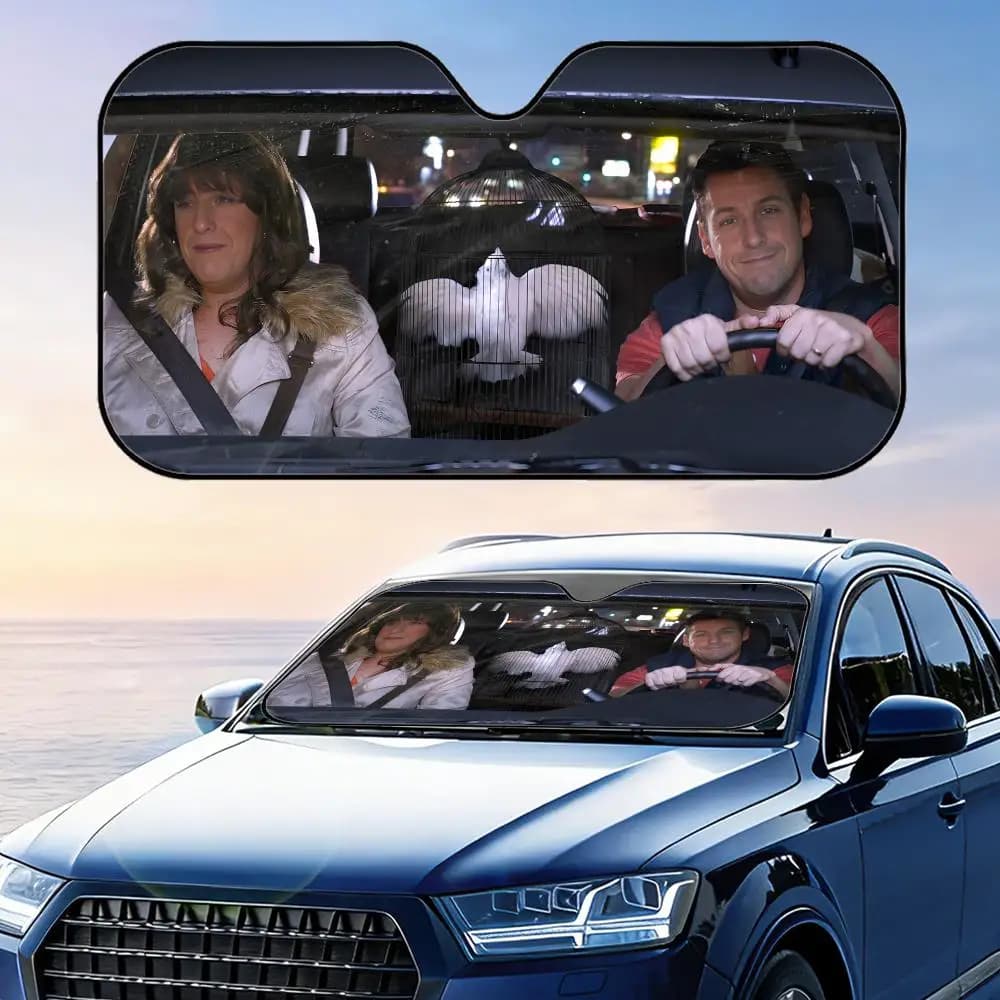 Parasole Pieghevole per Auto J-Jack e J-Jill, Protezione UV, Isolamento Termico Riflettente, Copertura Riutilizzabile