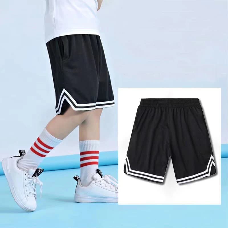 1 paio di pantaloncini sportivi per bambini, pantaloncini da basket per ragazzi e ragazze, pantaloncini casual per neonati, pantaloncini per bambini, abbigliamento fitness estivo per adolescenti