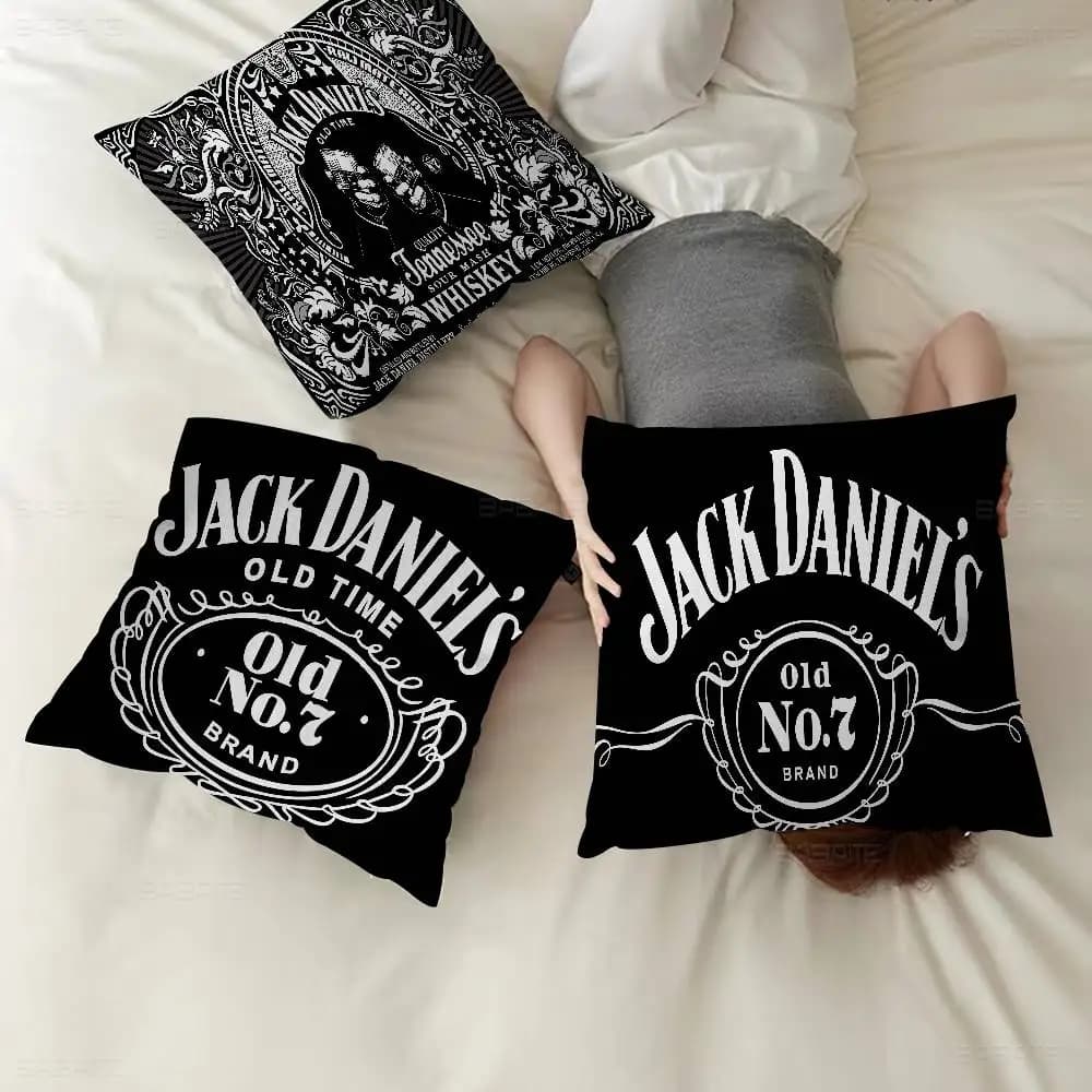 J-Jack-Daniels Pillow Anime Pillow Sofa Bed Head Pillow Cover Cushion Cover 45x45 cm Fashion