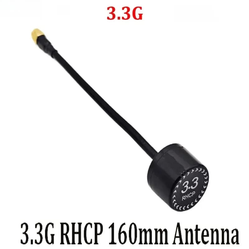 Lollipop 3.3G 160mm RHCP 4.5dBi antenna in High Earn, SMA/RP-SMA for Transmitter and Receiver FPV Drone, Upgrade Parts for RC Models