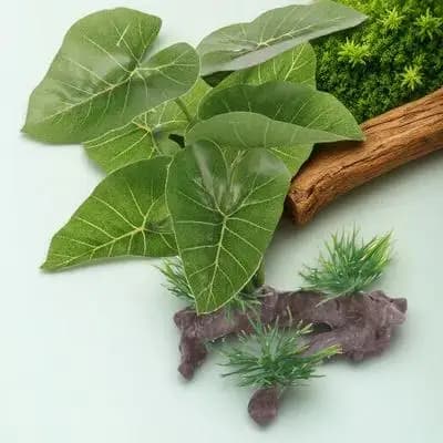 Piante Artificiali in Plastica Premium per Acquari e Terrari, Decorazione Subacquea Realistica e Vivace