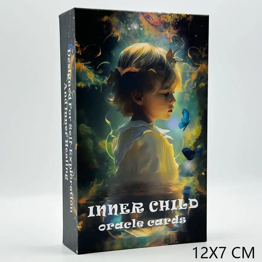 12x7 cm 52 carte Carte Oracle per bambini interni Carte dei tarocchi Mazzo di tarocchi di guarigione interna