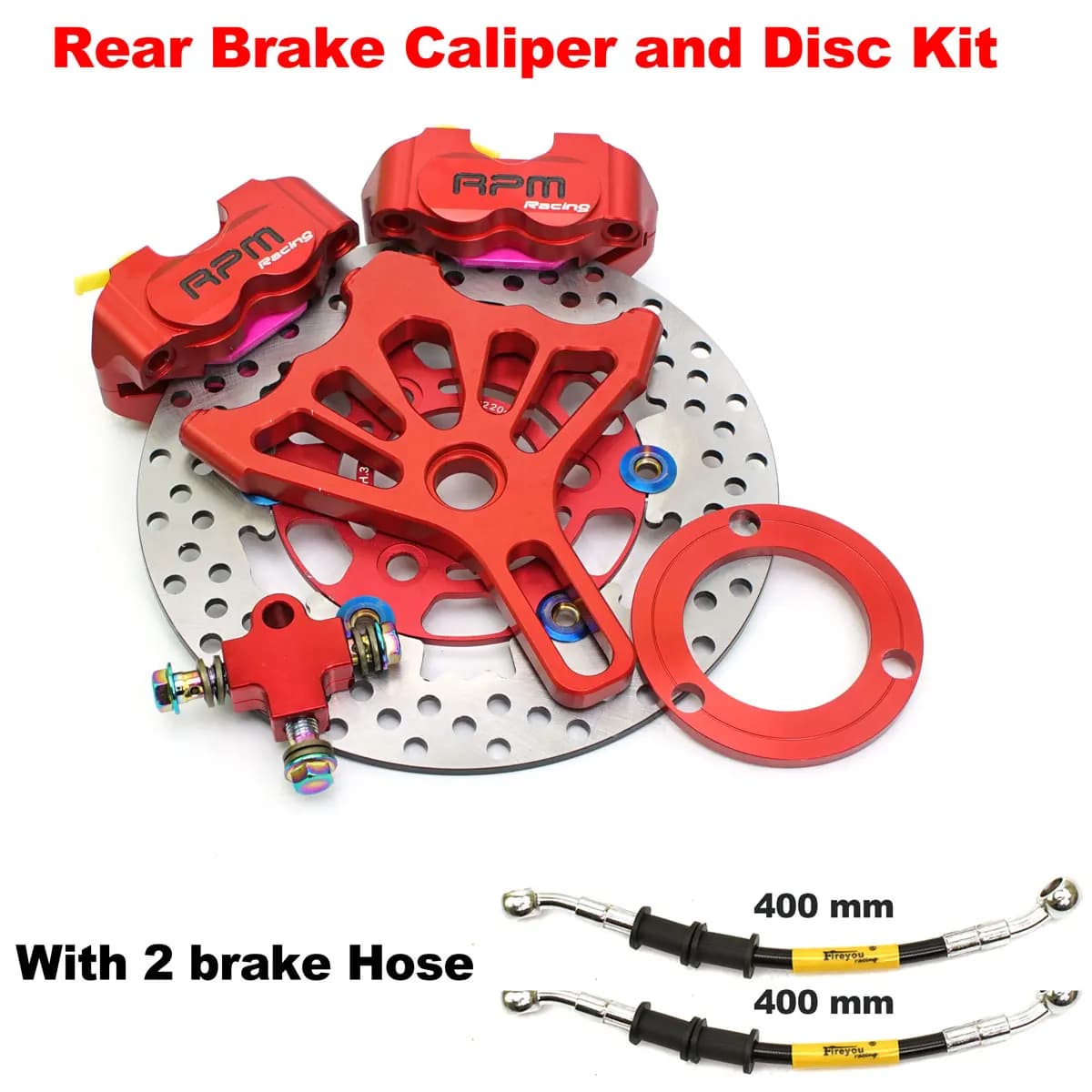 Moto Scooter Doppia Pinza Freno Pompa Freno A Disco Adattatore Staffa Disco Freno Per Honda Yamaha Kawasaki Suzuki Dirt Bike