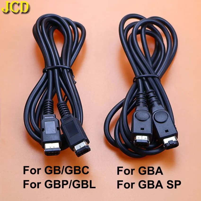 Per GB GBC GBP GBL GBA SP Console di gioco 2 Lettore Linea di collegamento online Doppia macchina Cavo di collegamento per GameBoy Advance Color PVC Wire