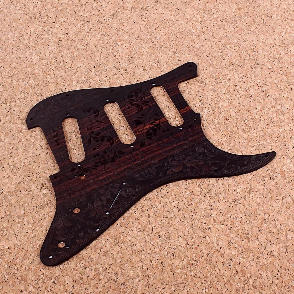 Rosewood Guitar Pickguard Acoustic Guitar Wood Pick Guard Replacement Accessories