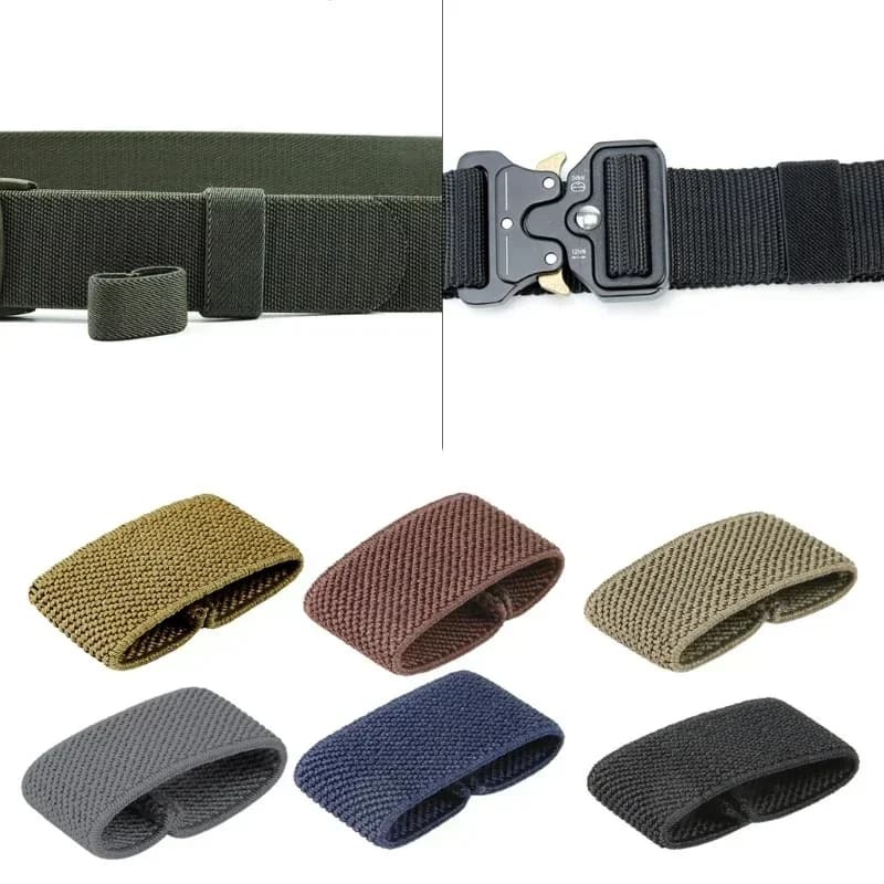 10 pezzi di supporto per anello per cintura elastica tattica, organizer per fascia fissa, anello per cintura, cinghie per zaino, per gadget da campeggio all'aperto