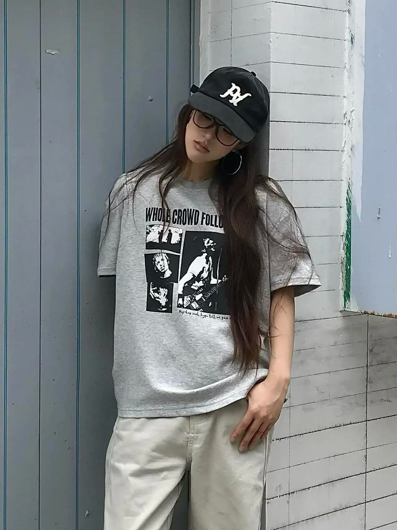 Comfortable Cotton Short Sleeve T-Shirt Women's Loose Fit Casual Style Soul Print Rockabilly Top Soft Breathable Female Tee