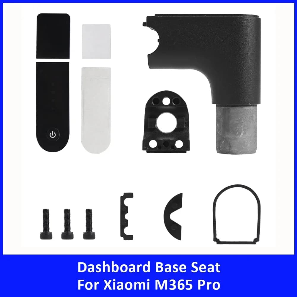 Base del Cruscotto con Copertura Schermo per Monopattino Elettrico Xiaomi M365 Pro, Accessori, Pannello Frontale, Blocco a Pressione, Anello di Trazione