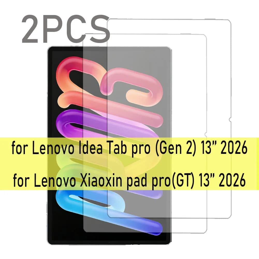 Confezione da 2 pellicole protettive in vetro per Lenovo Xiaoxin Pad Pro GT 13 pollici 2026 TB378FC 376FCTB2026 Pad tab tablet