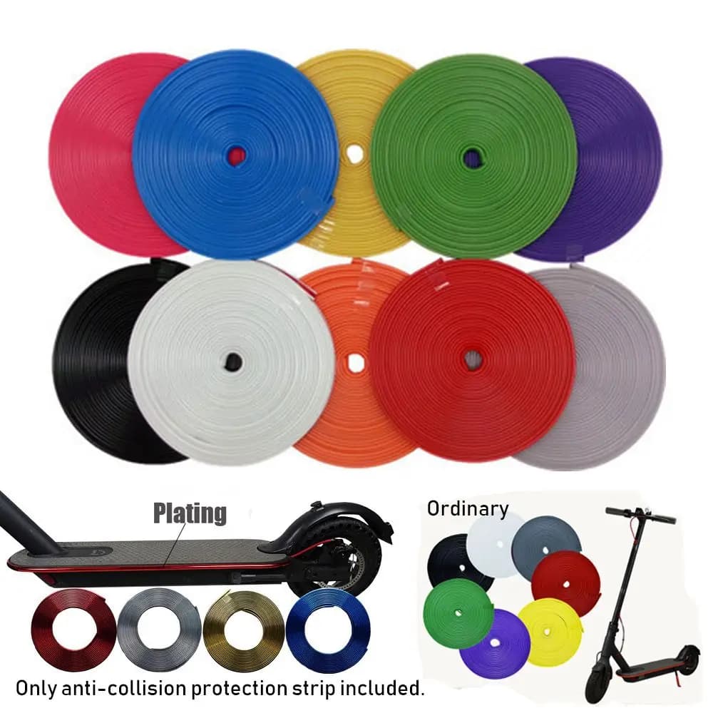 Protezione paraurti per Skateboard strisce antigraffio antigraffio accessori per Scooter elettrici striscia di protezione anticollisione
