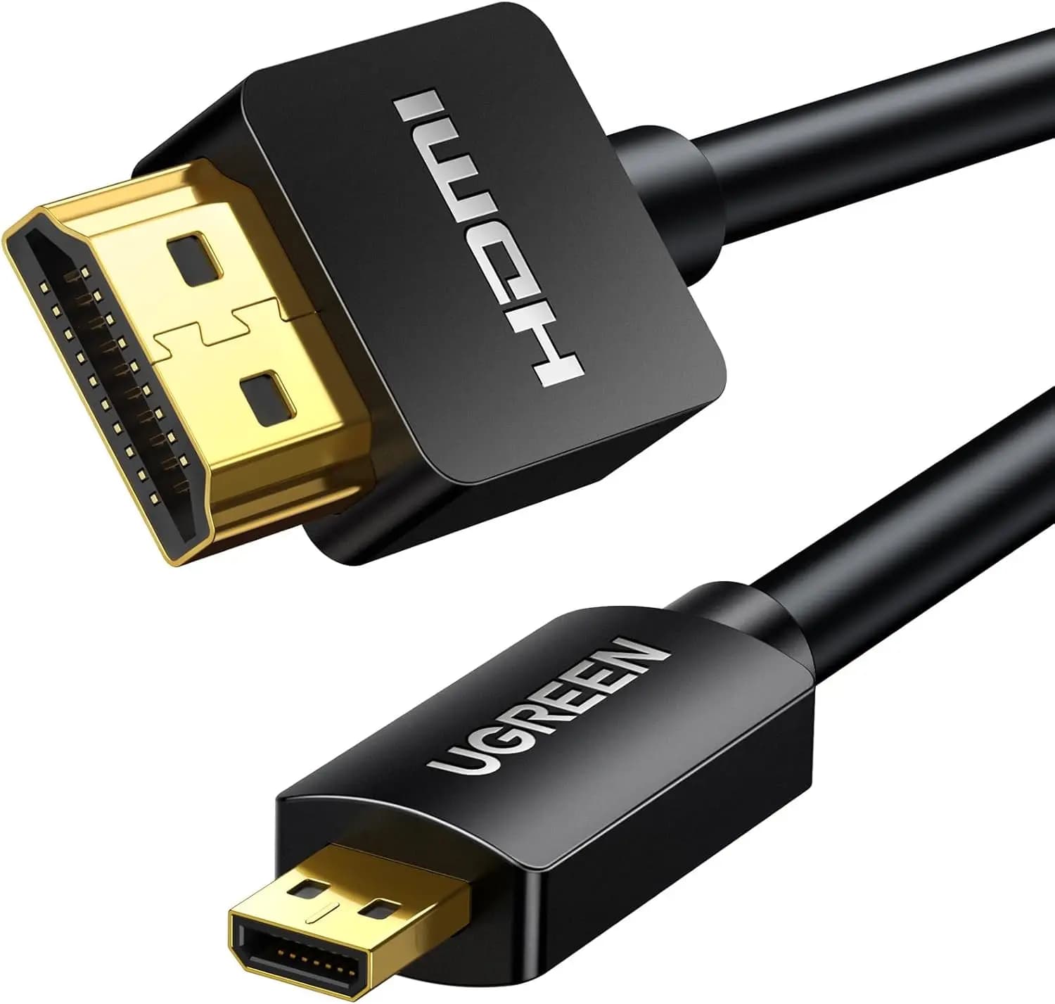 Cavo Micro HDMI a HDMI 4K 60Hz, Adattatore per GoPro, Raspberry Pi, Videocamere, Scheda di Acquisizione Video, 3 Piedi