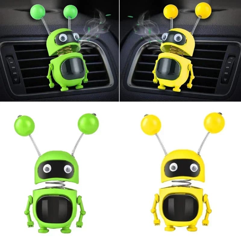 Completamente nuovo profumo per auto deodorante diffusore solido aromaterapia robot presa d'aria deodorante arredamento interno