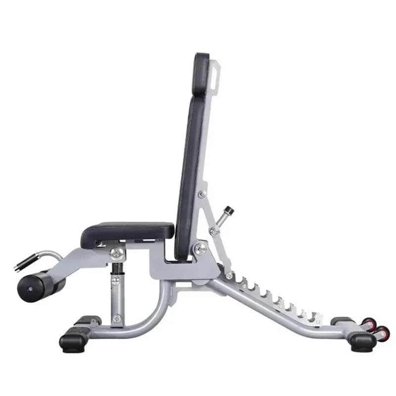 Professional gym bench with handlebars, multifunctional fitness chair with adjustable tilt for sit-ups and abdominal table