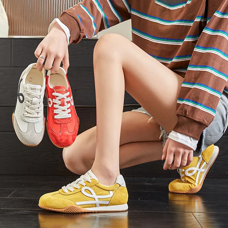 Sneakers Sportive Classiche da Donna, Scarpe da Trekking Outdoor, Calzature Fitness e Atletiche, Scarpe Casual da Passeggio per Signore