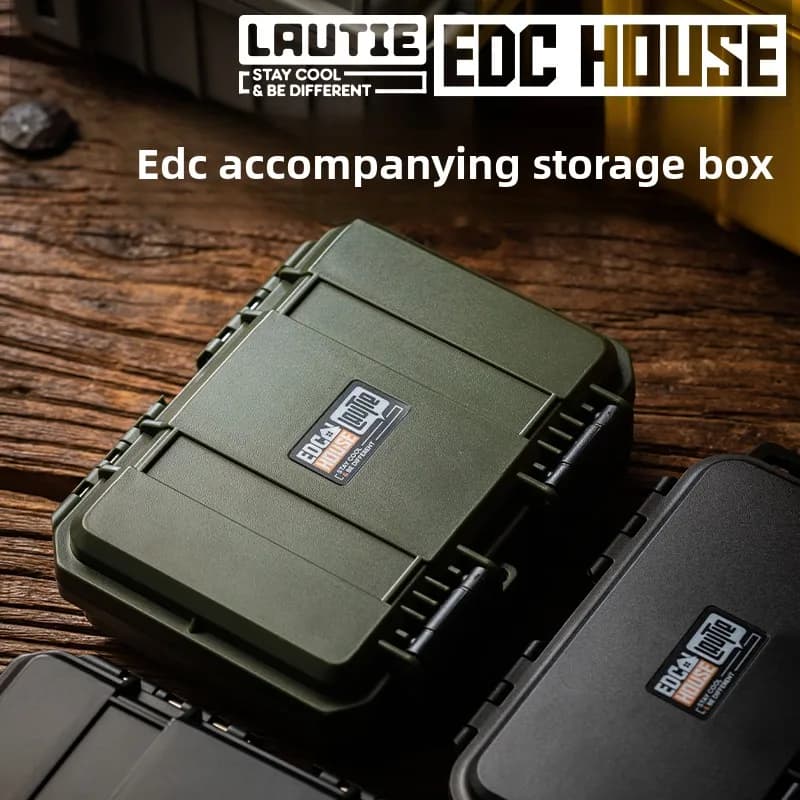 EDC Waterproof Storage Case – Hard Shell Box for Fidget Slider & Spinner, Custom Foam, Portable for Lautie Metal Toys