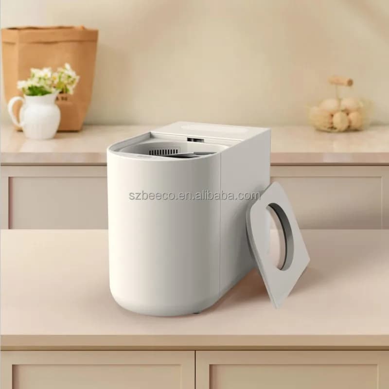 Smart Electric Kitchen Waste Bin Indoor Organic Composter Food Waste Treatment Reduction Machine Stainless Steel 4.5L