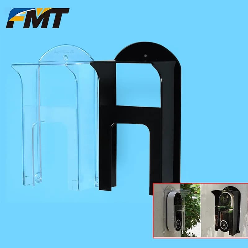 Custodia protettiva impermeabile per campanello, copertura antipioggia in plastica, parasole antiriflesso per campanelli video Ring, custodia impermeabile