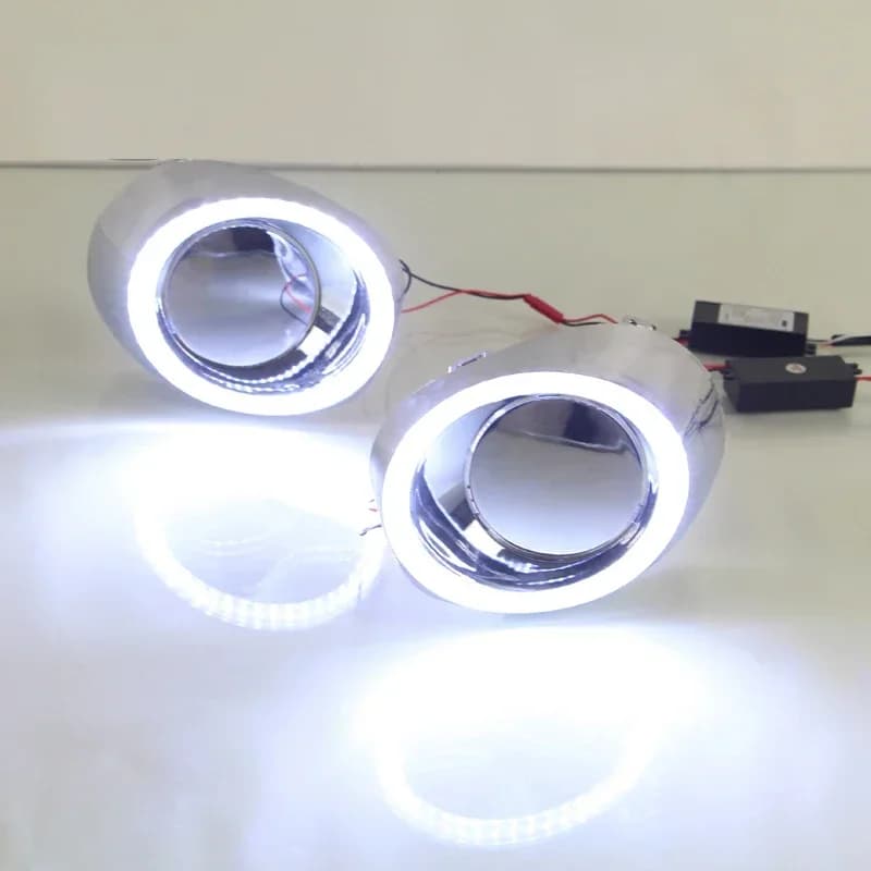 Auto LED DRL 12V Daylights For Mitsubishi Outlander 2013 2014 2015 Yellow Direction indicators Diurni Fari Driving Lamp Auto