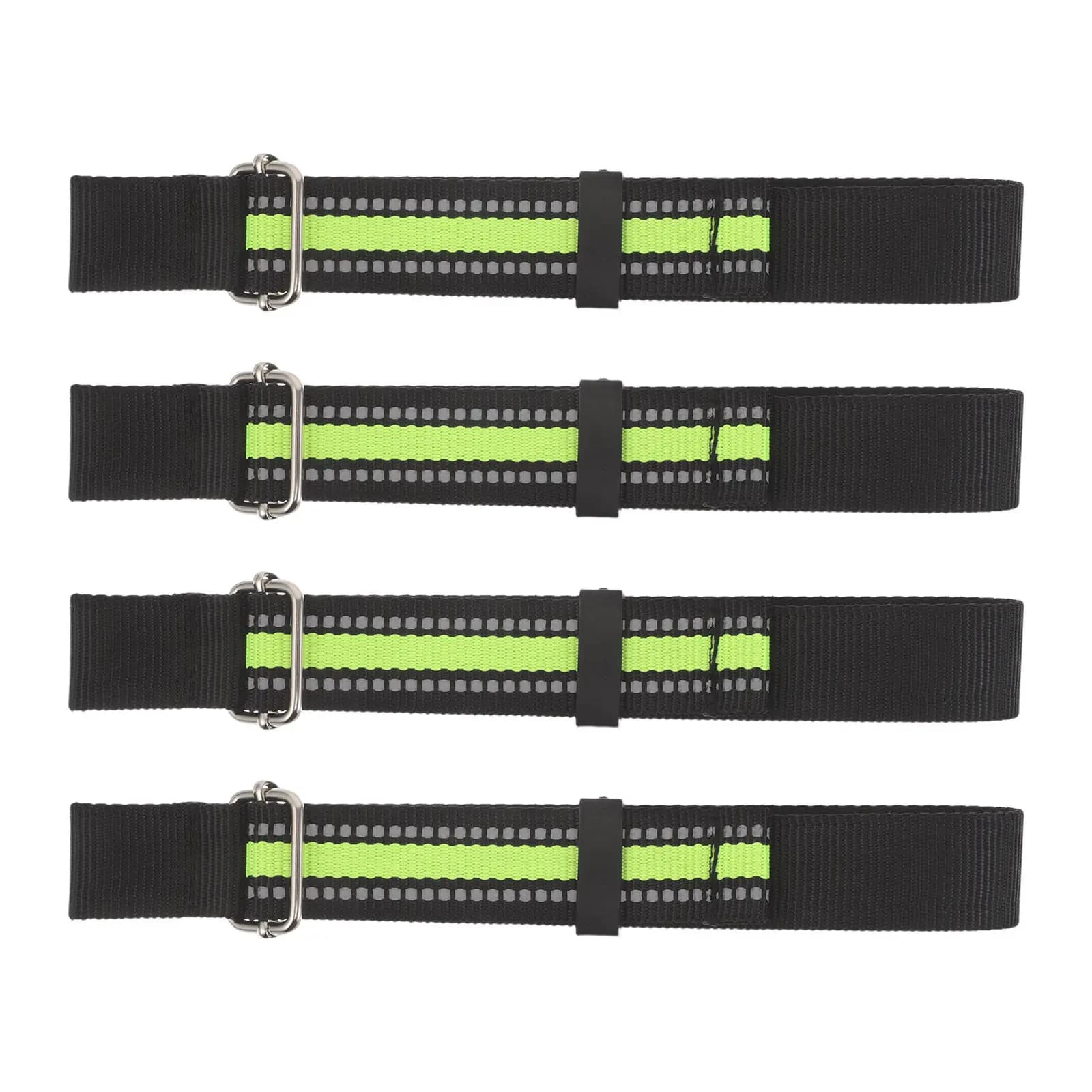 4Pcs Ski Binding Brake Retainer Bands Adjustable Skid Proof Ski Brake Straps Fast Install Skiing Safety Accessory Snowboard