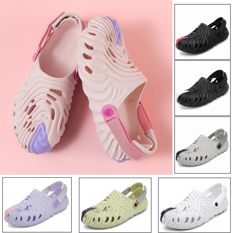 Unisex Summer Sandals with thick sole, Sporty Beach Shoes with Soft Bottom, Protective slippers for fingers, Infradito da Spiaggia per Coppie